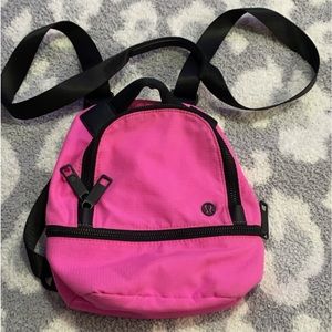 Lululemon electric pink city mini backpack